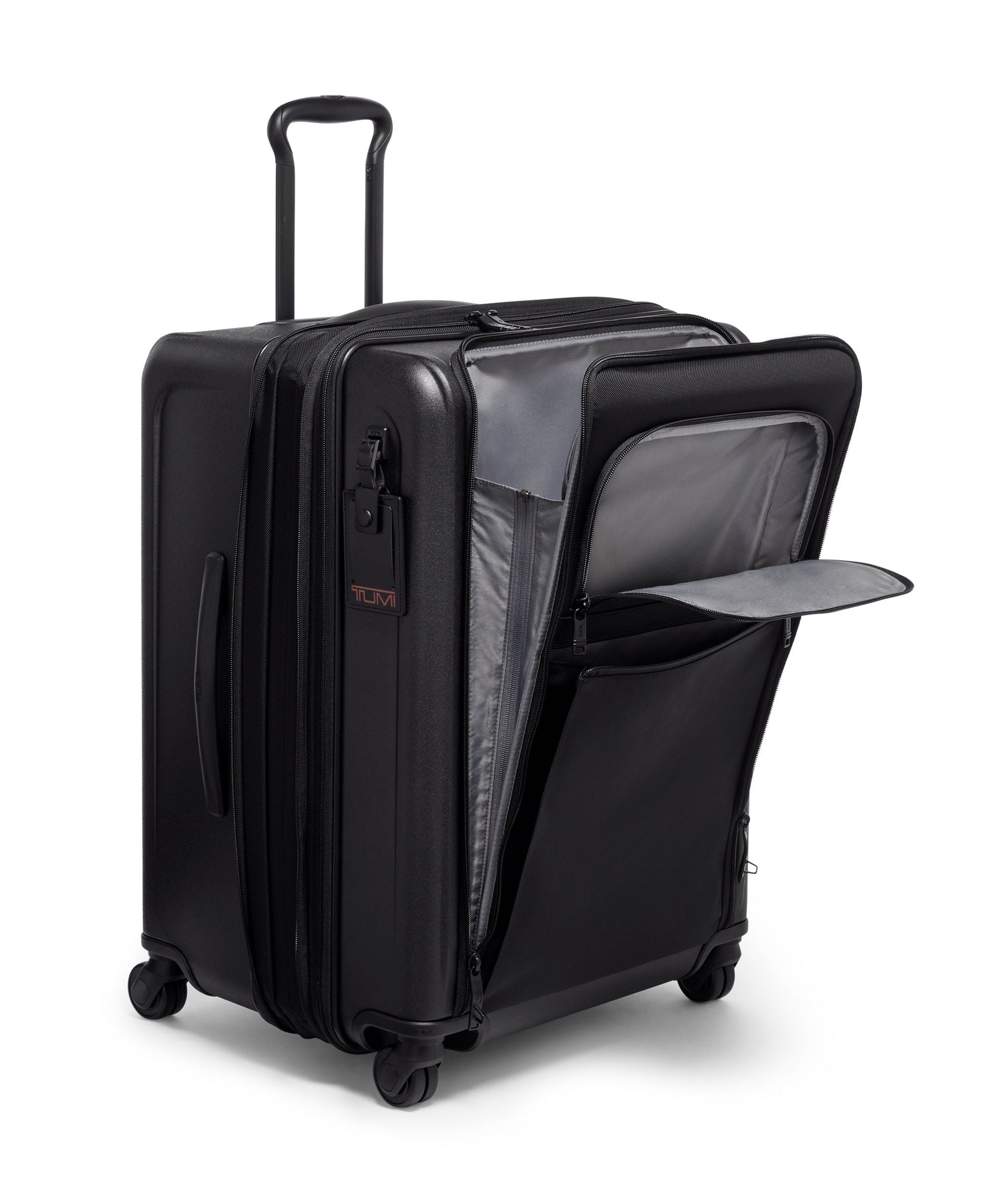 Tumi Luggage Black Tumi Short Trip Expandable 4 Wheeled Packing Case Medium Luggage