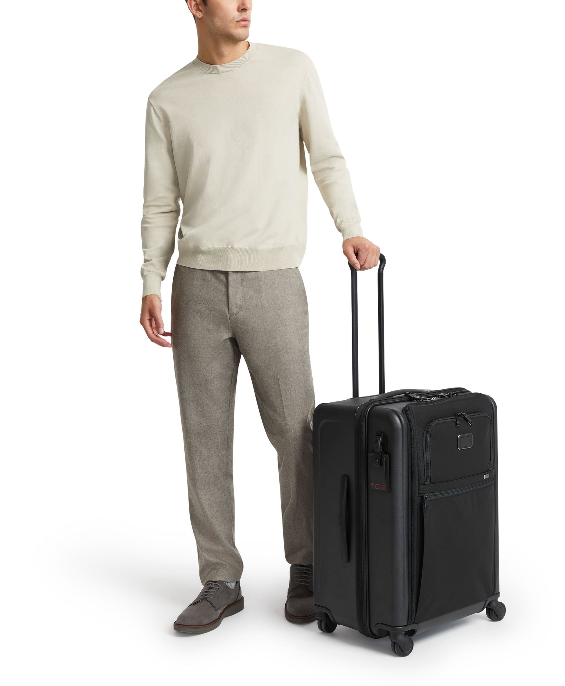 Tumi Luggage Black Tumi Short Trip Expandable 4 Wheeled Packing Case Medium Luggage