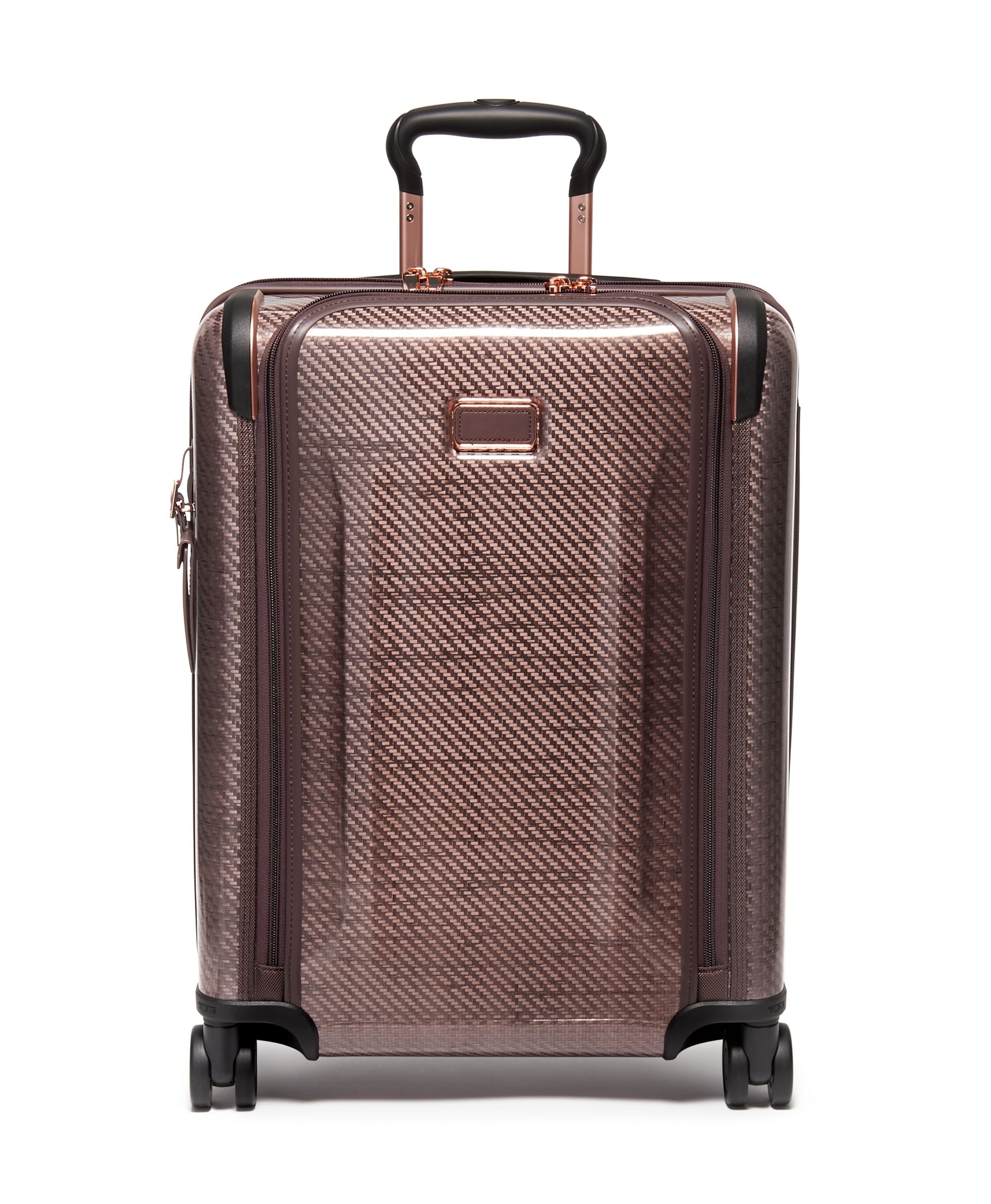 Tumi Luggage Blush Tumi Tegra-Lite Continental Front Pocket Expandable 4 Wheeled Carry-On Luggage