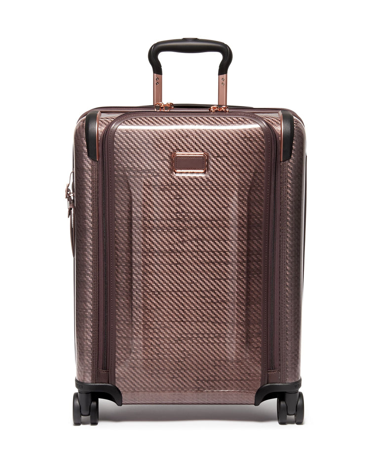 Tumi Luggage Blush Tumi Tegra-Lite Continental Front Pocket Expandable 4 Wheeled Carry-On Luggage