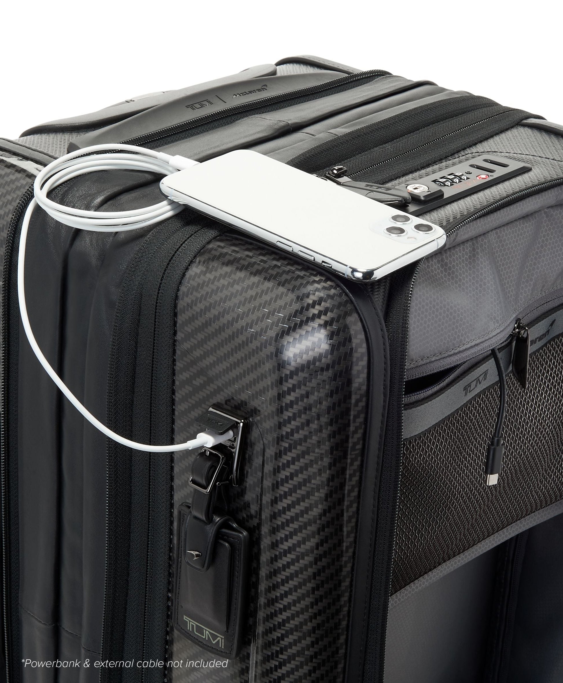 Tumi Luggage Carbon TUMI I McLaren Aero Dual Access Expandable Carry-On Luggage