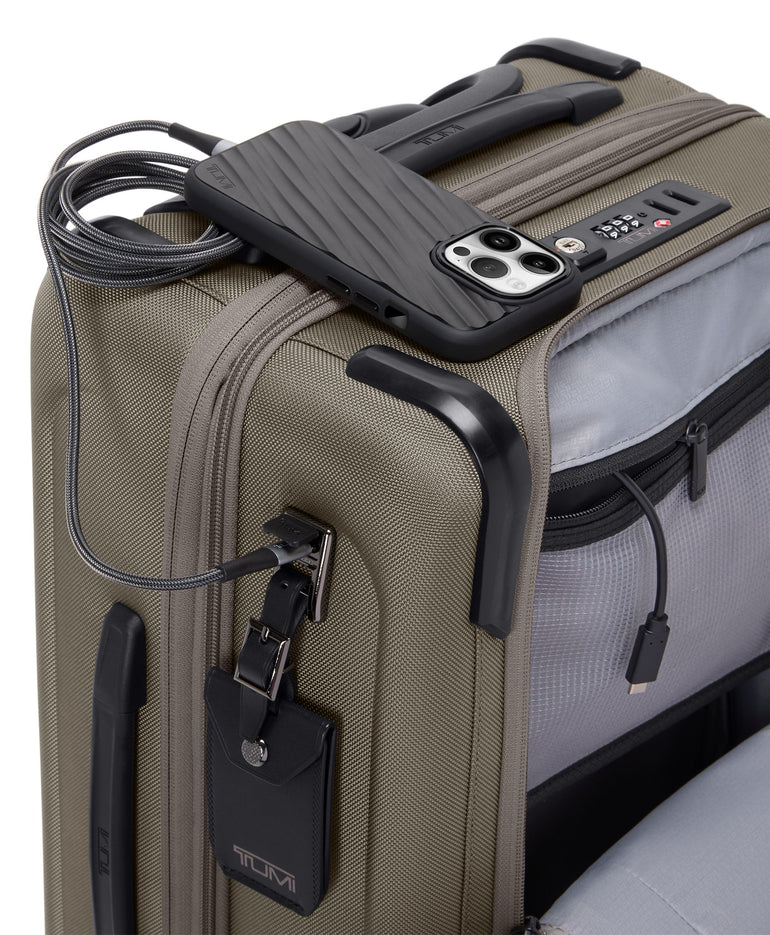 Tumi Luggage Grey Alloy Tumi Alpha Dual Access Expandable Carry-On Luggage - Grey Alloy