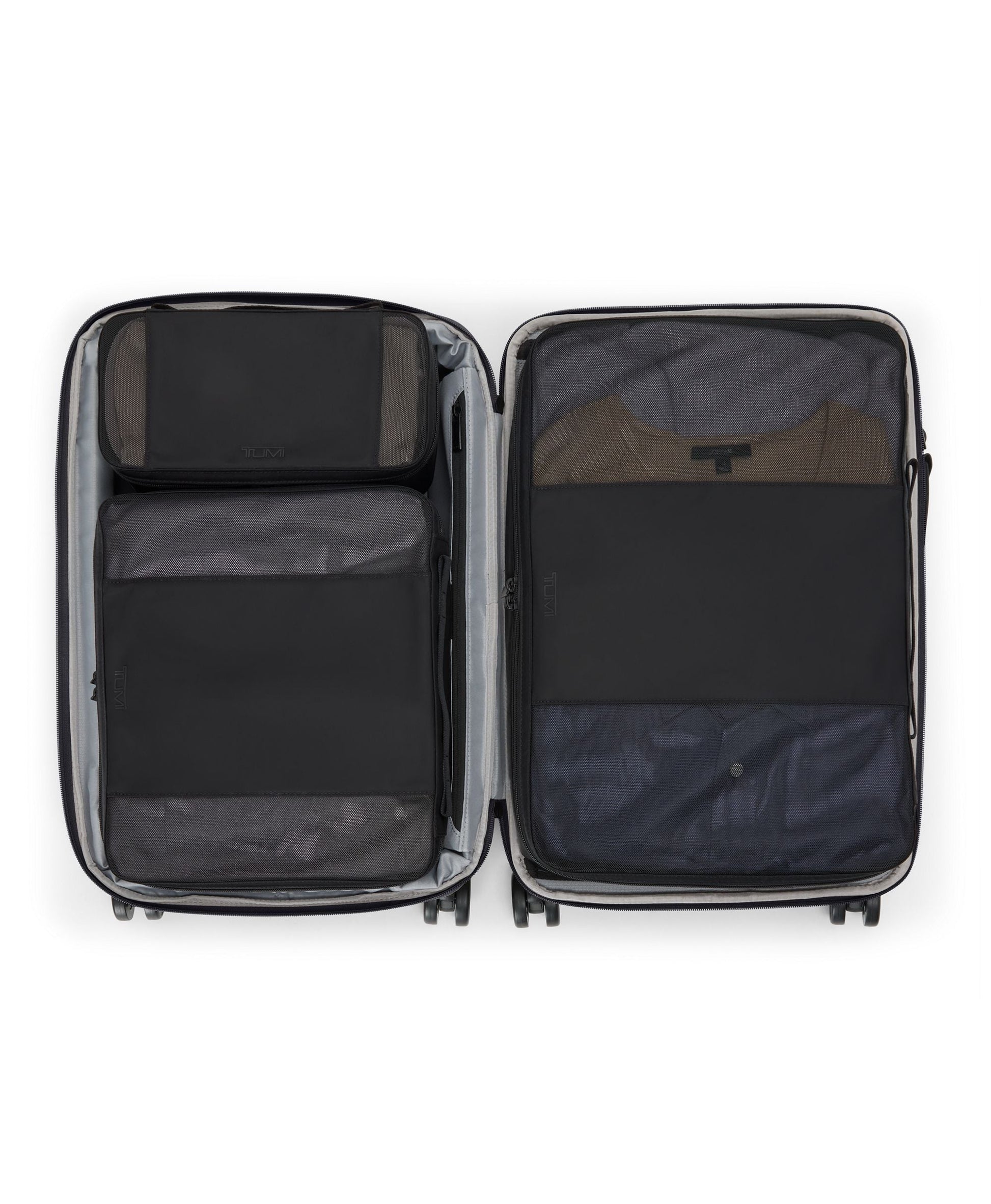 Tumi Luggage Grey Alloy Tumi Alpha Dual Access Expandable Carry-On Luggage - Grey Alloy
