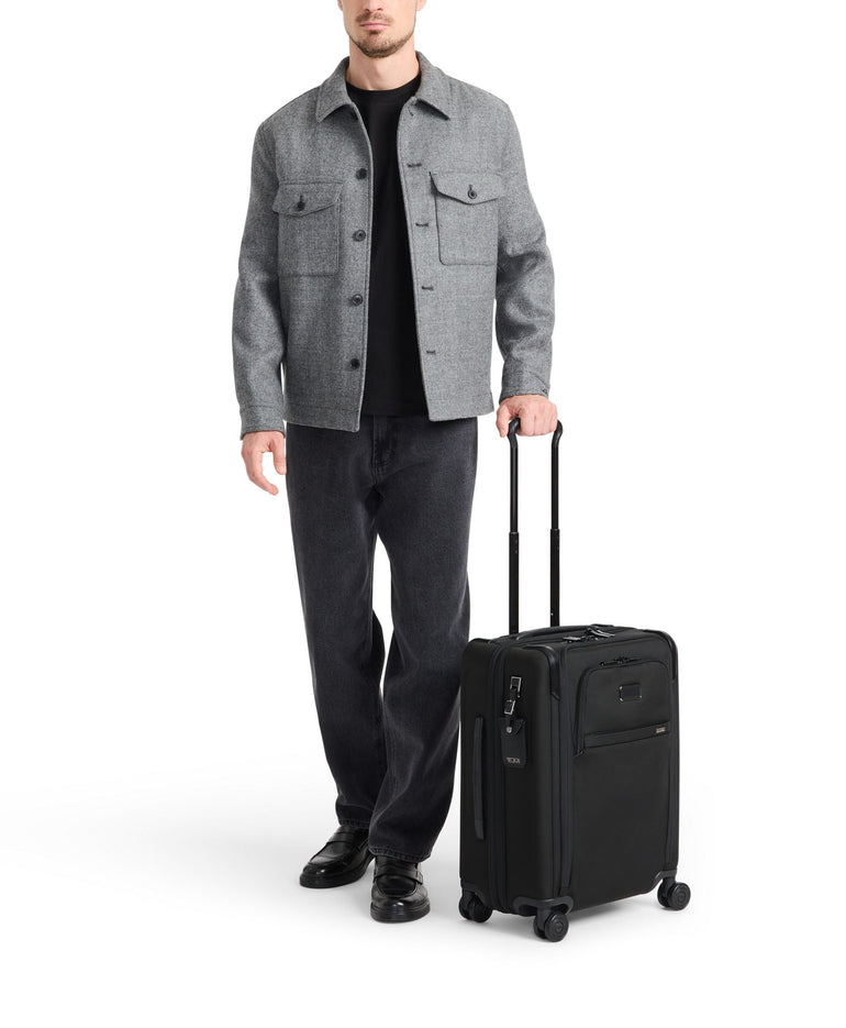 Tumi Luggage Grey Alloy Tumi Alpha Large Dual Access Expandable Carry-On Luggage - Grey Alloy