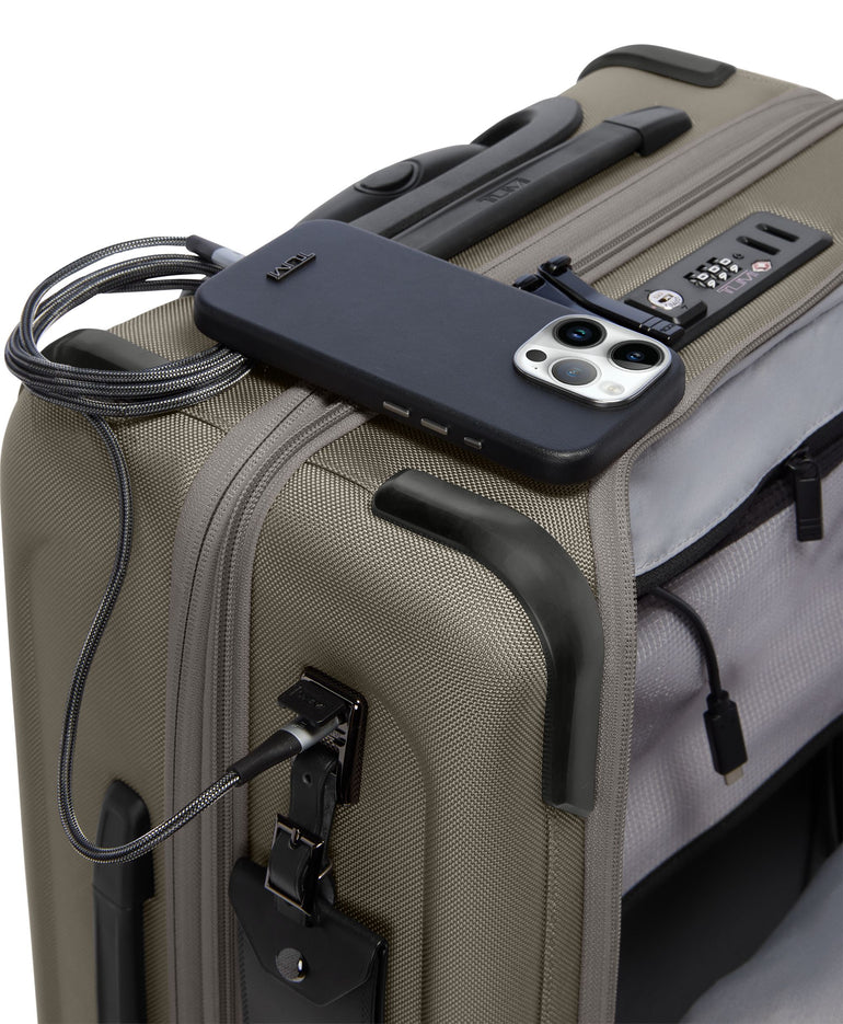 Tumi Luggage Grey Alloy Tumi Alpha Large Dual Access Expandable Carry-On Luggage - Grey Alloy