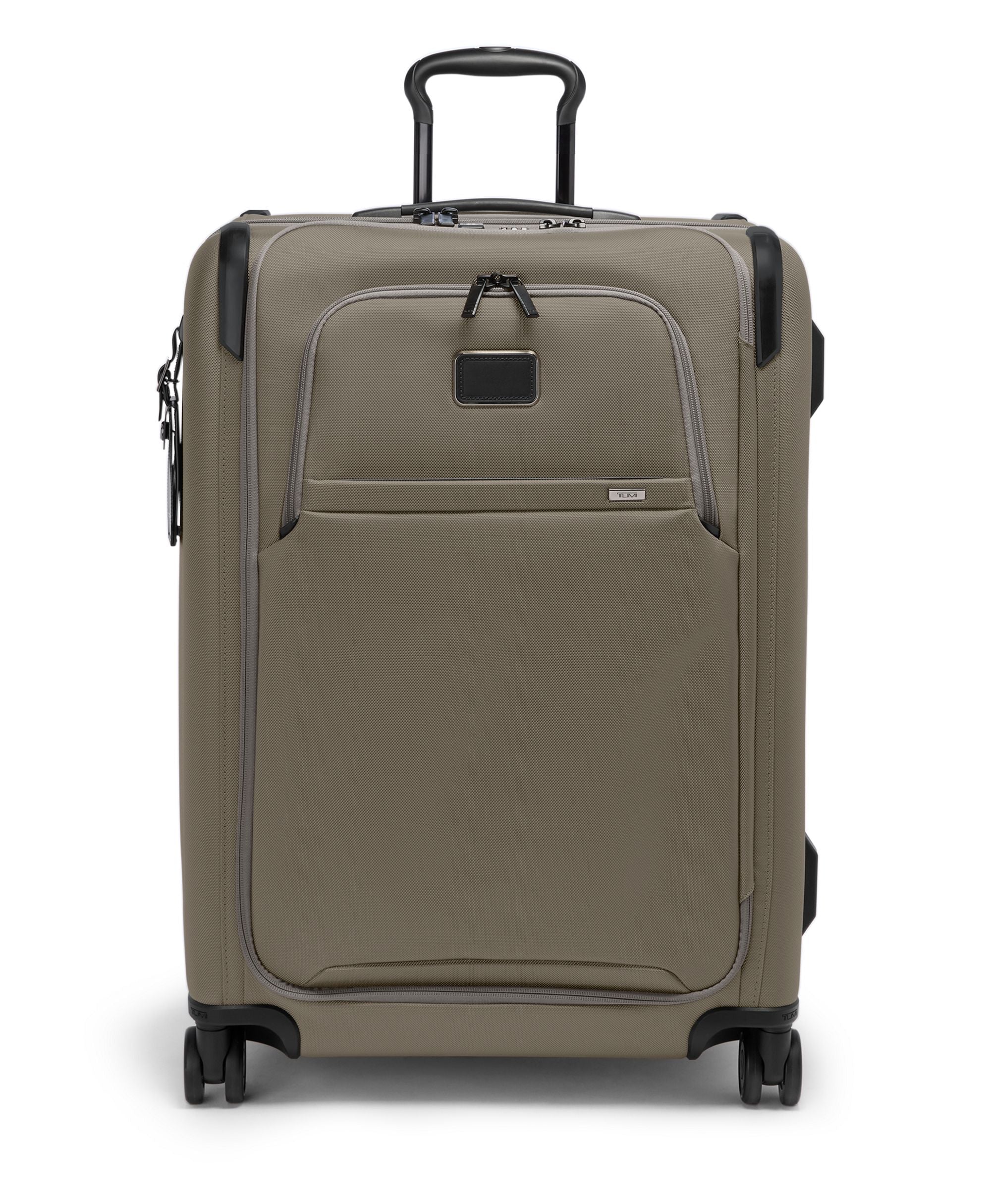 Tumi Luggage Grey Alloy Tumi Alpha Medium Dual Access Expandable Checked Luggage - Grey Alloy