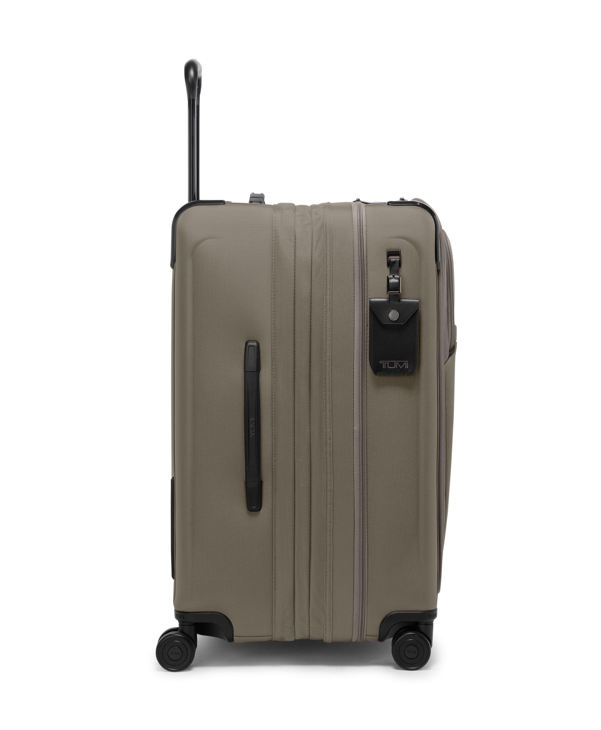 Tumi Luggage Grey Alloy Tumi Alpha Medium Dual Access Expandable Checked Luggage - Grey Alloy