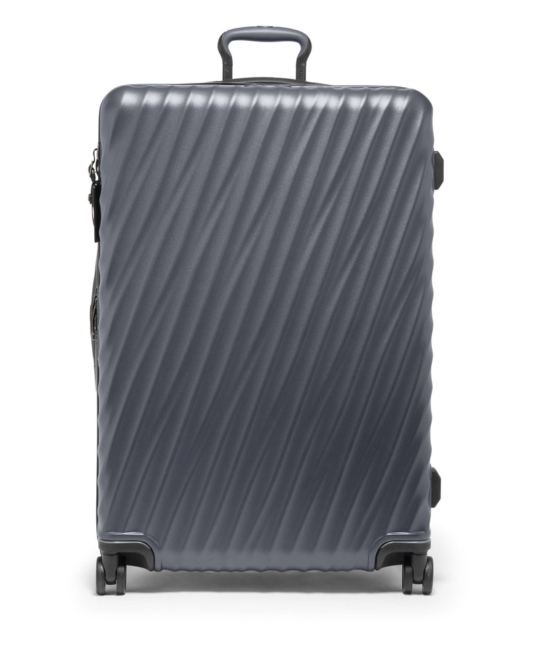 Tumi Luggage Grey Textured Tumi 19 Degree Extended Trip Expandable 4 Wheeled Packing Case Large Luggage - Textured Finish