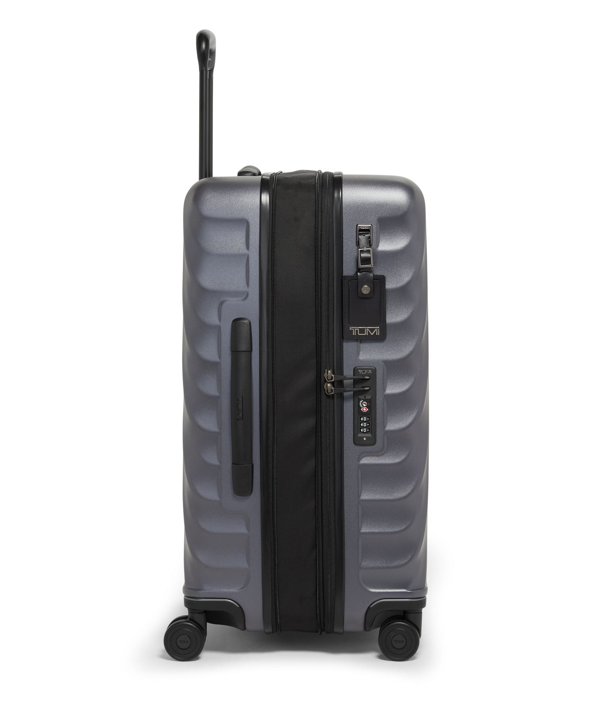 Tumi Luggage Grey Textured Tumi 19 Degree Short Trip Expandable 4 Wheeled Packing Case Medium Luggage - Textured Finish