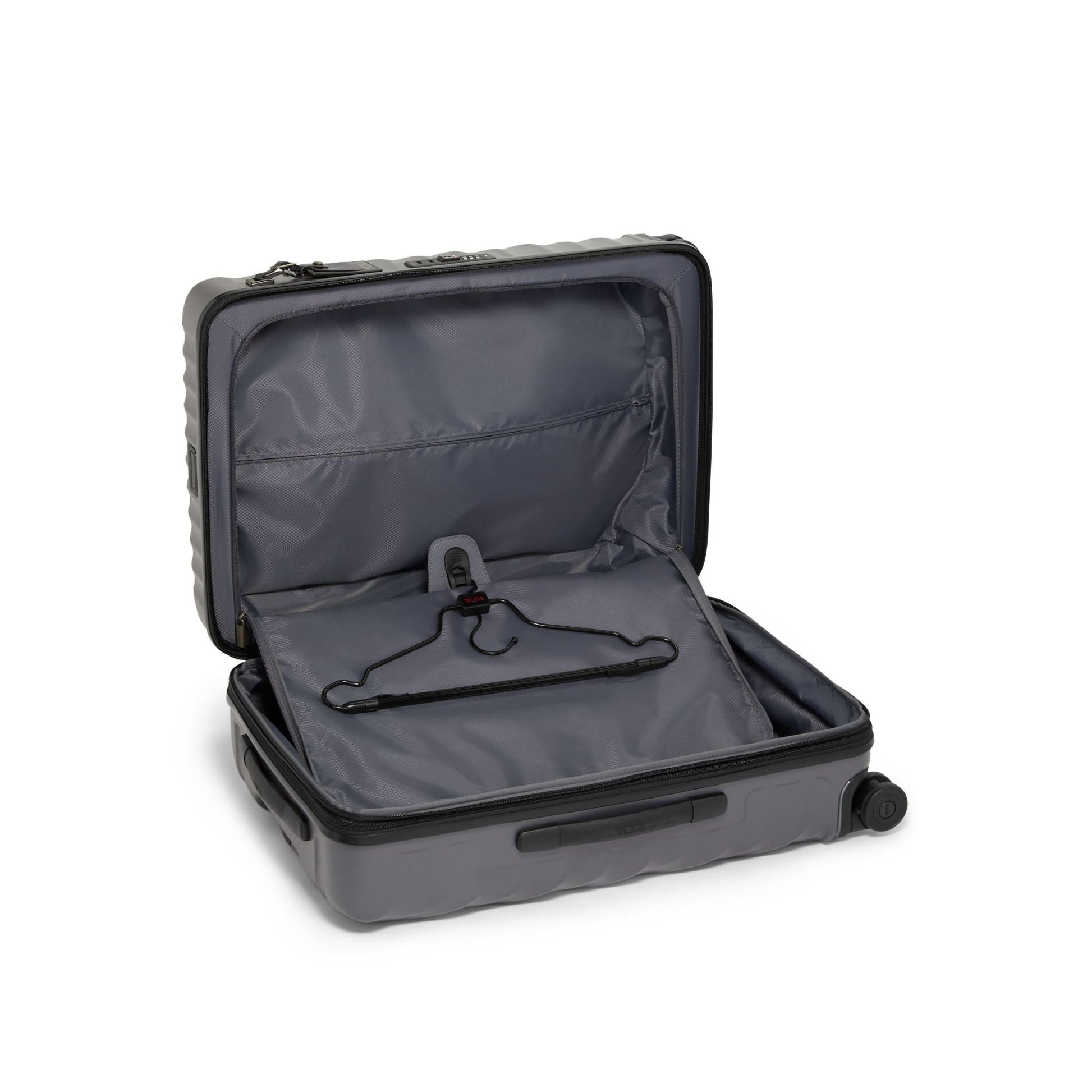 Tumi Luggage Grey Textured Tumi 19 Degree Short Trip Expandable 4 Wheeled Packing Case Medium Luggage - Textured Finish