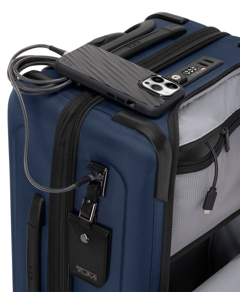Tumi Luggage Navy Tumi Alpha Dual Access Expandable Carry-On Luggage