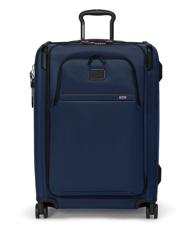 Tumi Luggage Navy Tumi Alpha Medium Dual Access Expandable Checked Luggage