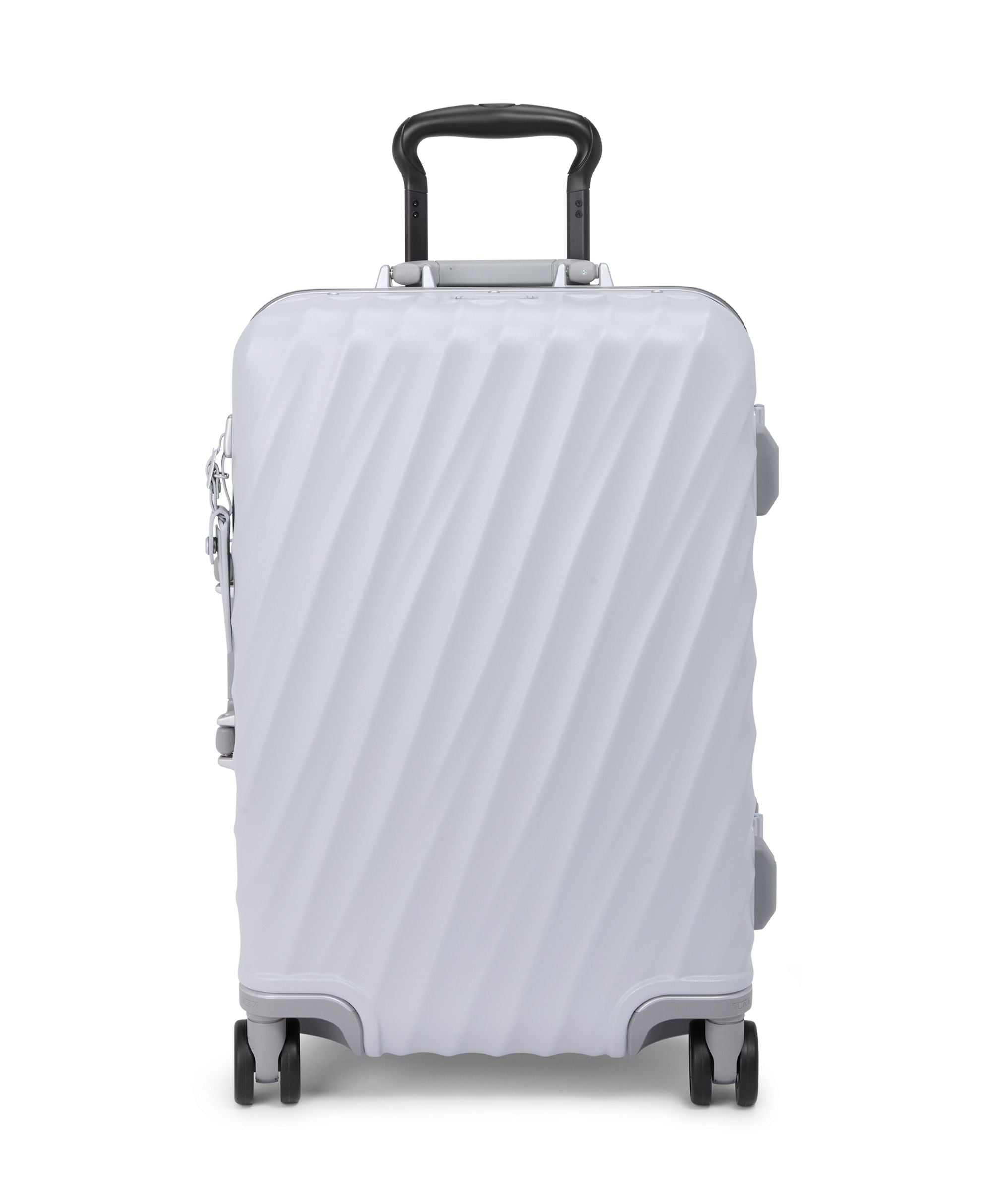 Tumi Luggage Pearl Grey Texture Tumi 19 Degree Frame International 4 Wheeled Carry-On Luggage