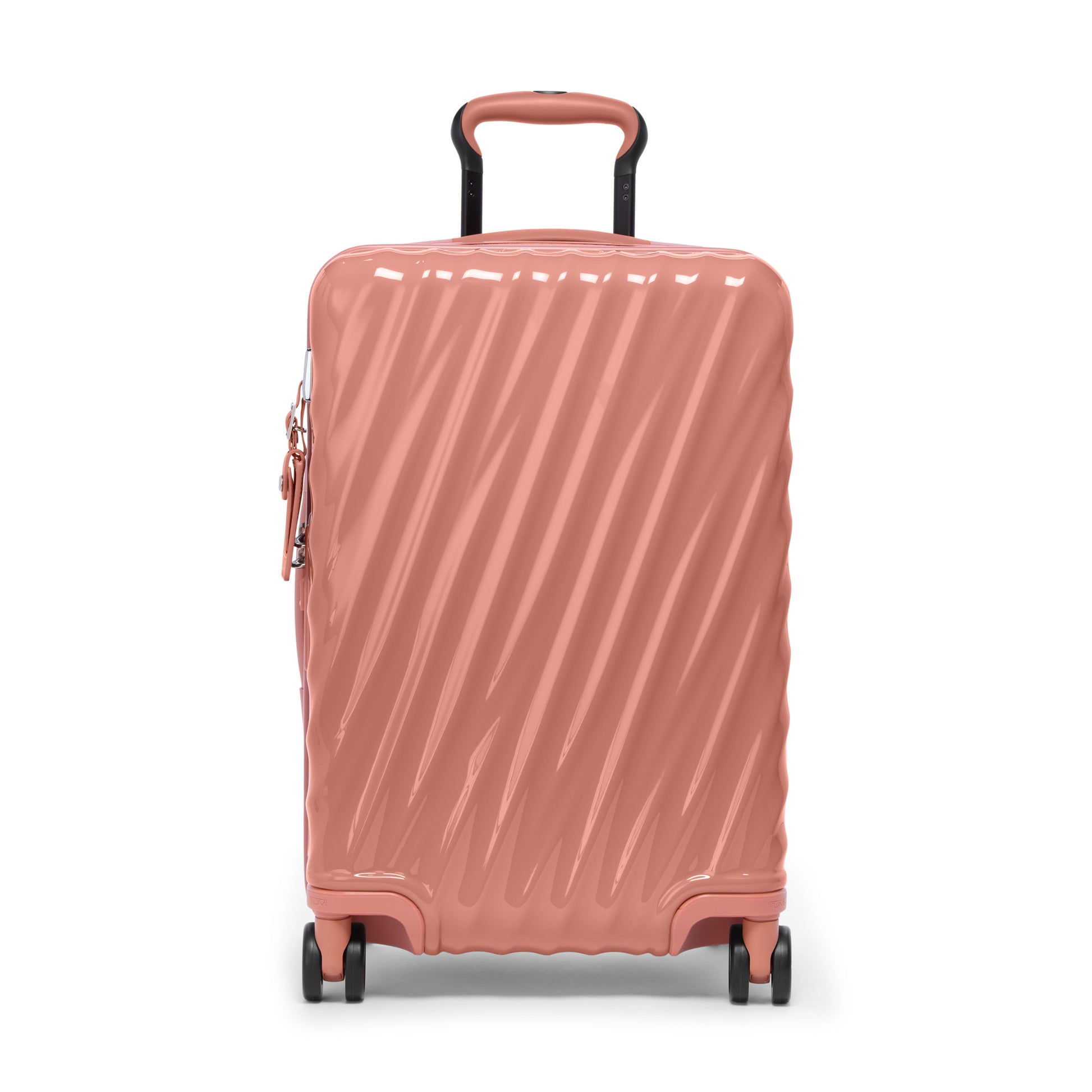 Tumi Luggage Pink Clay Tumi 19 Degree International Expandable 4 Wheeled Carry-On Luggage