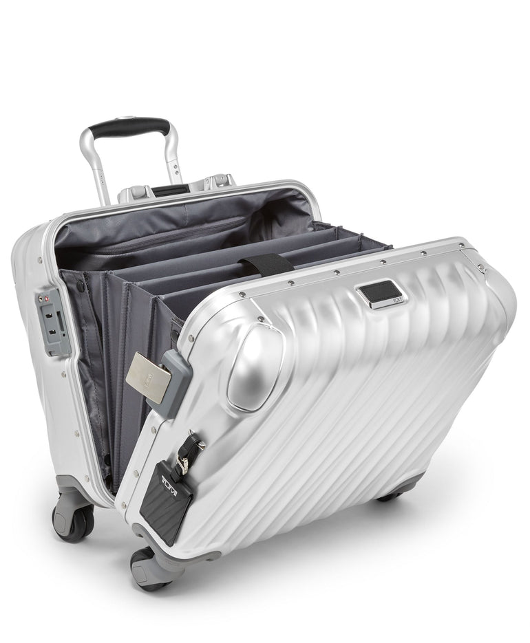 Tumi Luggage Silver Tumi 19 Degree Aluminum Compact Carry-On Underseater Luggage