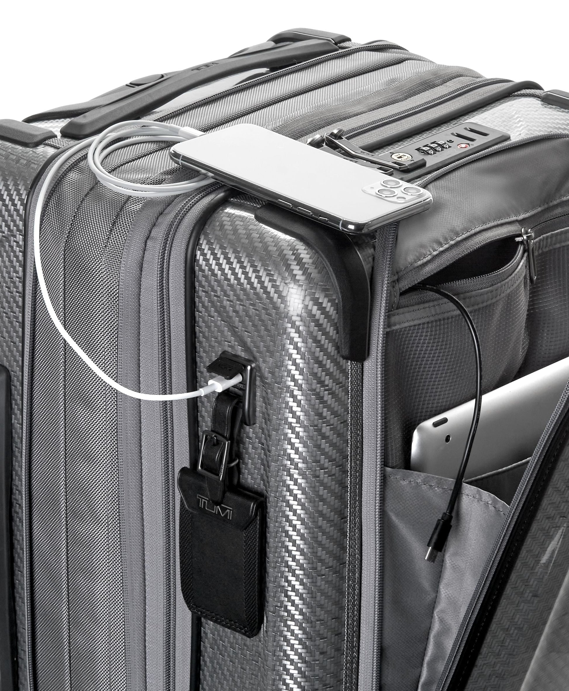 Tumi Luggage Tumi Tegra-Lite International Front Pocket Expandable 4 Wheeled Carry-On Luggage