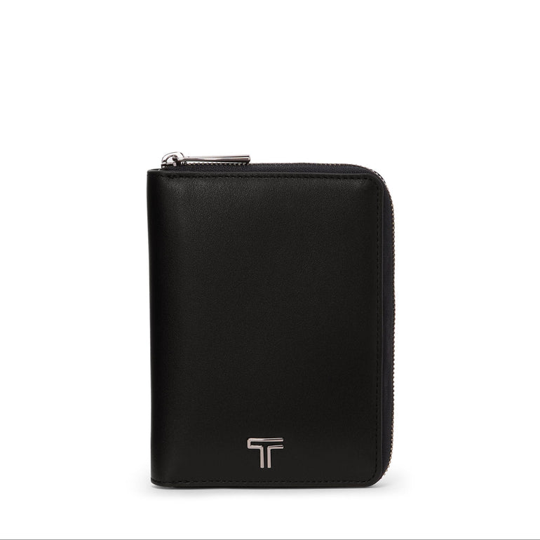 Tumi Passport Case Black/Gunmetal Tumi Belden Zip-Around Passport Case