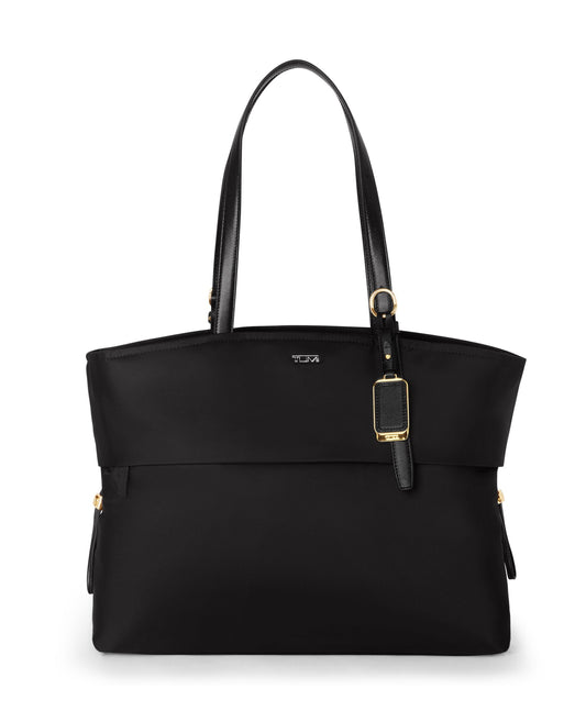 Tumi Tote Bag Black/Gold Tumi Voyageur Cam Large Tote