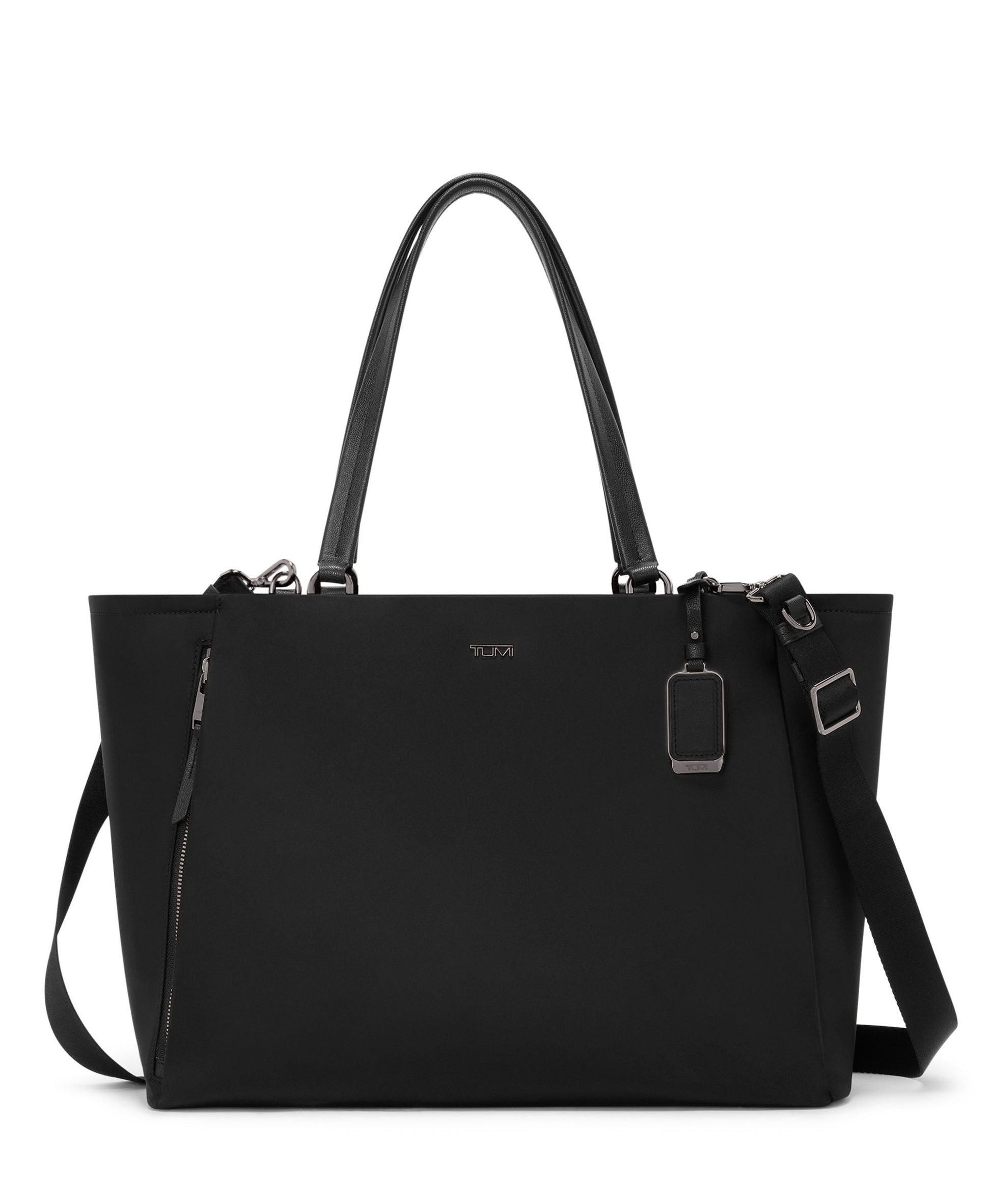 Tumi Tote Bag Black/Gunmetal Tumi Voyageur Valetta Large Tote