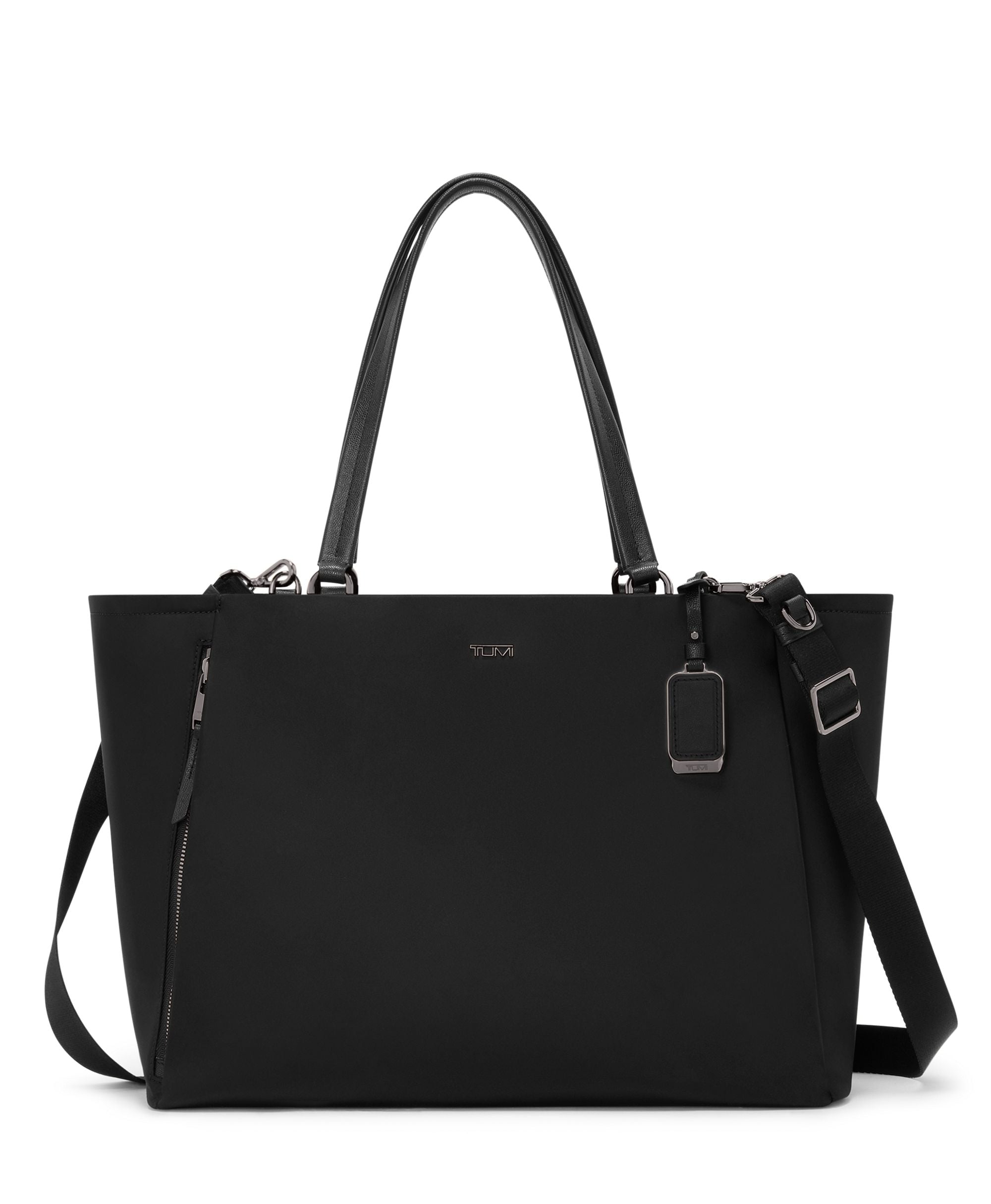 Tumi Tote Bag Black/Gunmetal Tumi Voyageur Valetta Large Tote
