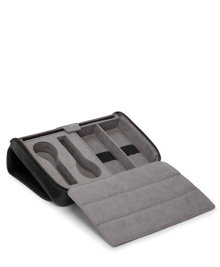 Tumi Travel Accessories Black Embossed Tumi Travel Accessories Case