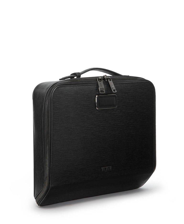 Tumi Travel Accessories Black Embossed Tumi Travel Accessories Case