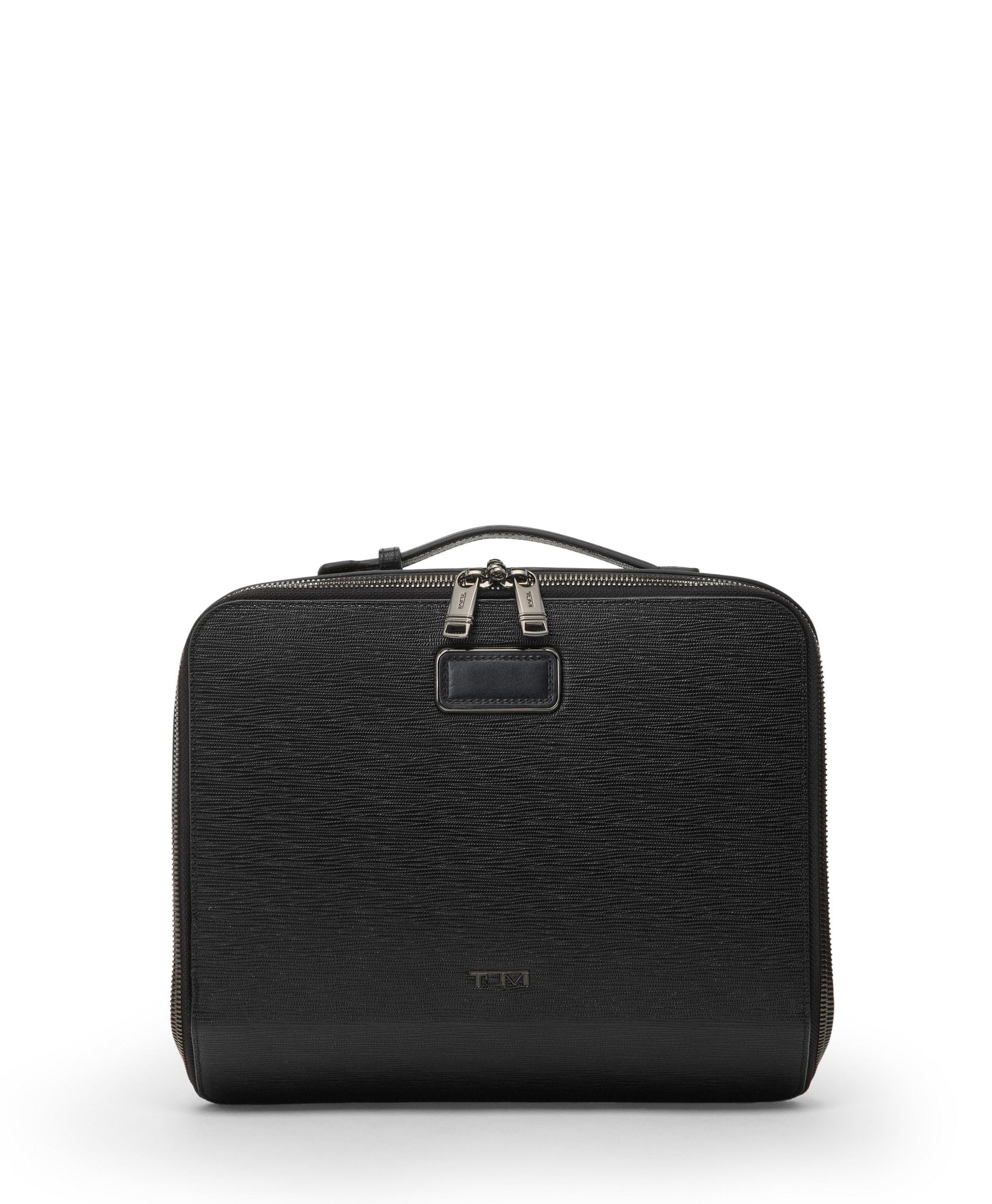 Tumi Travel Accessories Black Embossed Tumi Travel Accessories Case
