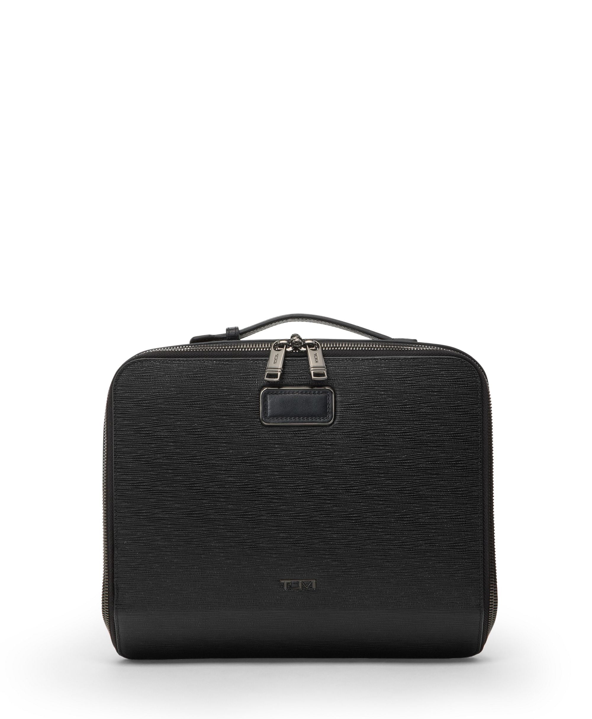 Tumi Travel Accessories Black Embossed Tumi Travel Accessories Case