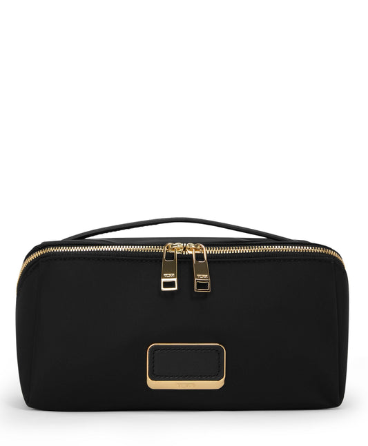 Tumi Travel Accessories Black/Gold Tumi Voyageur Dallas Cosmetic Bag