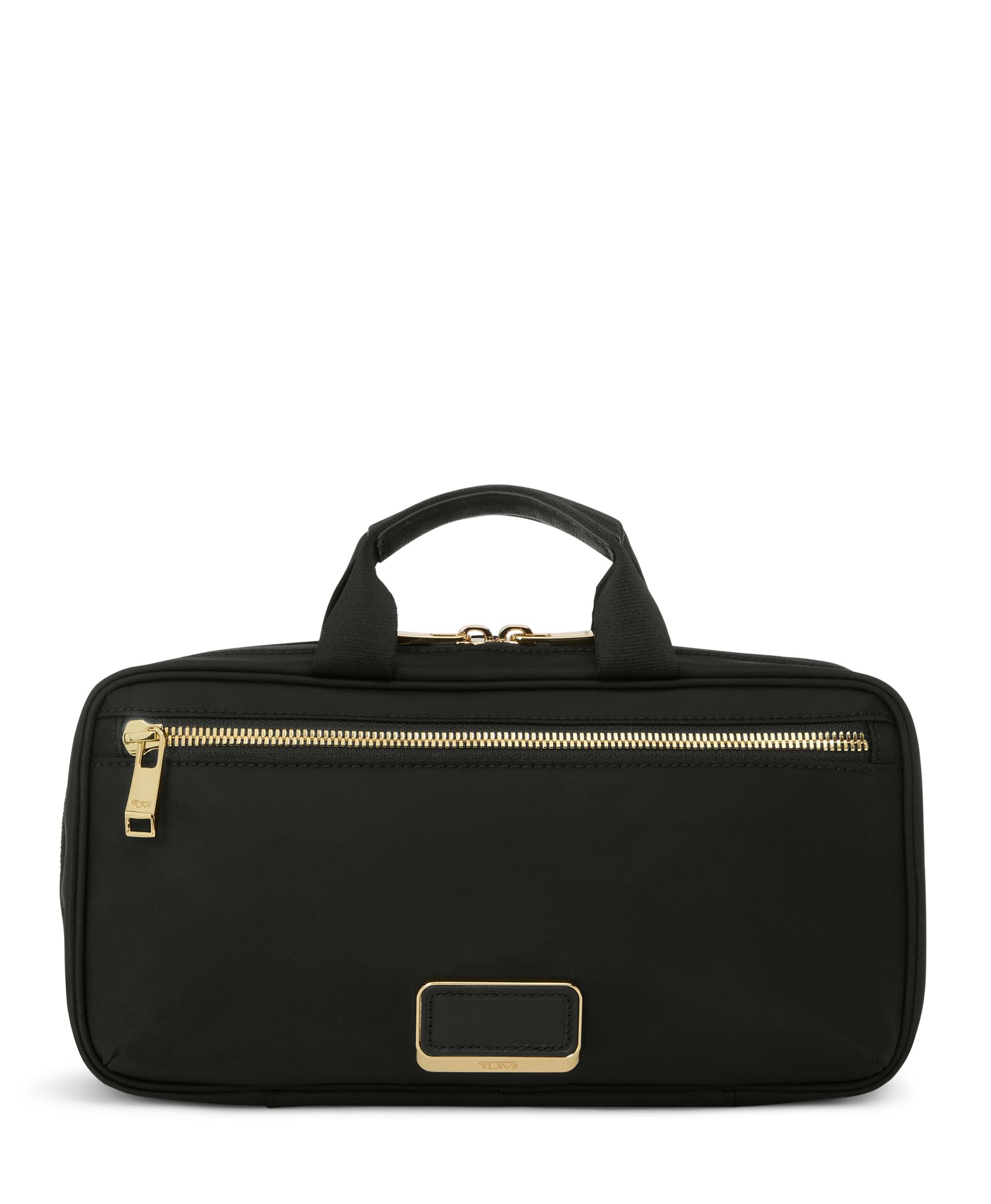 Tumi Travel Accessories Black/Gold Tumi Voyageur Small Madeline Cosmetic
