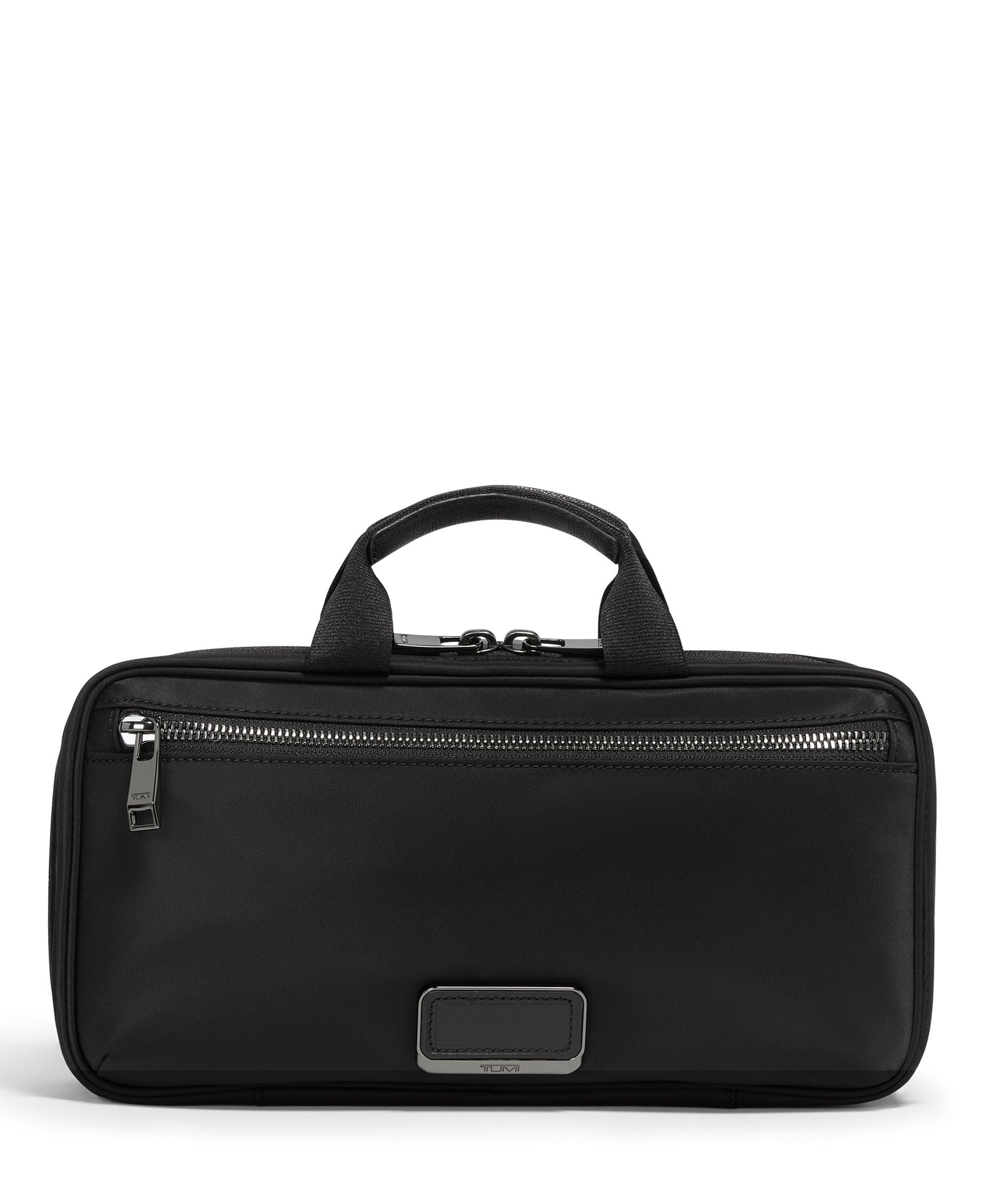 Tumi Travel Accessories Black/Gunmetal Tumi Voyageur Small Madeline Cosmetic
