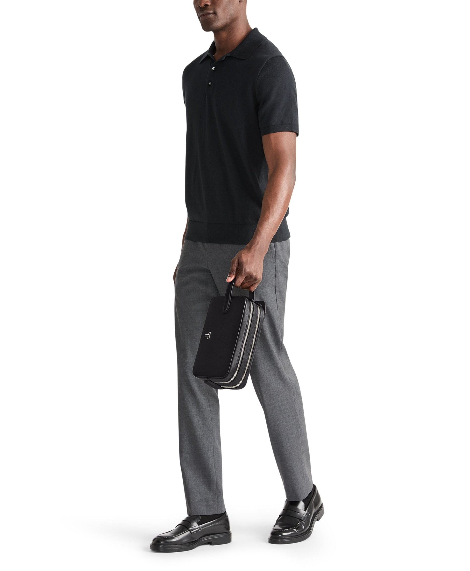 Tumi Travel Accessories Black Tumi Turin Stephano Clutch