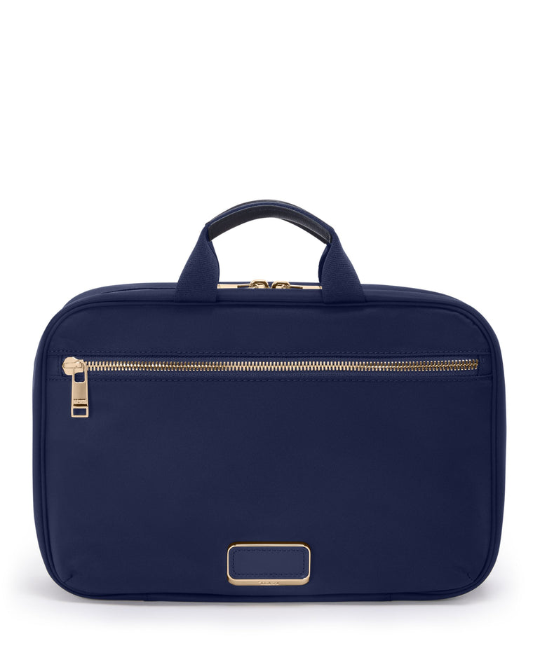 Tumi Travel Accessories Indigo/Light Gold Tumi Voyageur Madeline Cosmetic