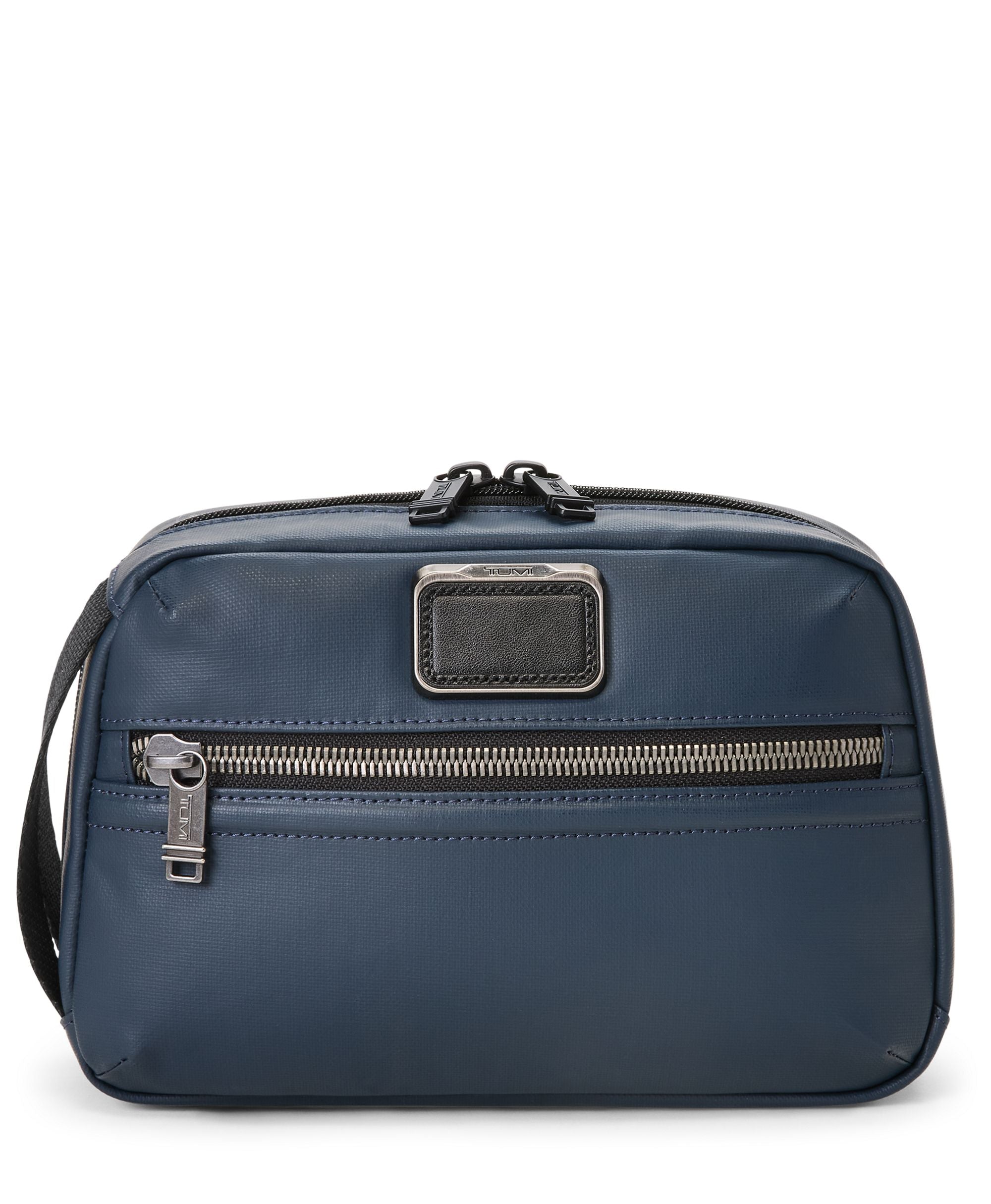 Tumi Travel Accessories Navy Coated Canvas Tumi Alpha Bravo Response Travel Kit - Navy Coated Canvas