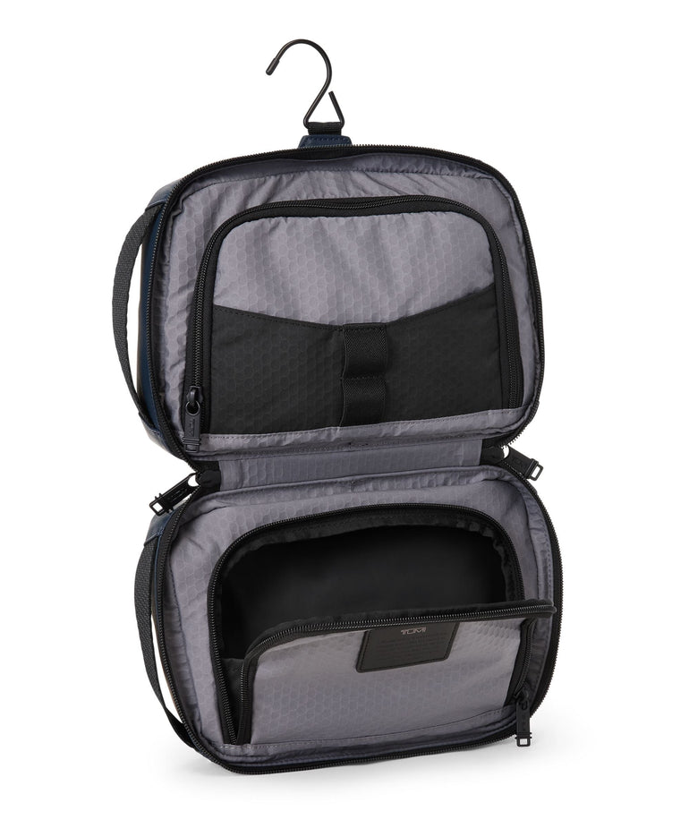 Tumi Travel Accessories Navy Coated Canvas Tumi Alpha Bravo Response Travel Kit - Navy Coated Canvas