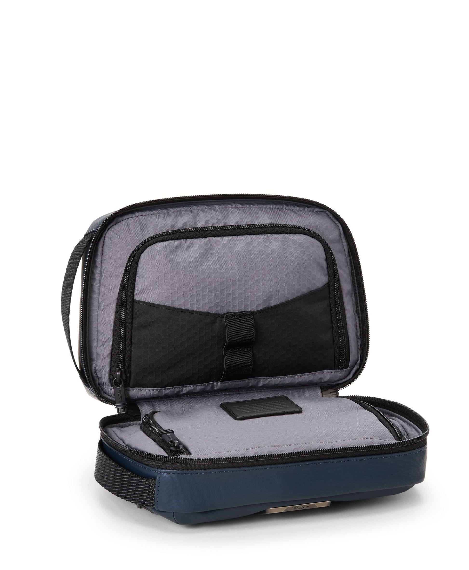 Tumi Travel Accessories Navy Coated Canvas Tumi Alpha Bravo Response Travel Kit - Navy Coated Canvas
