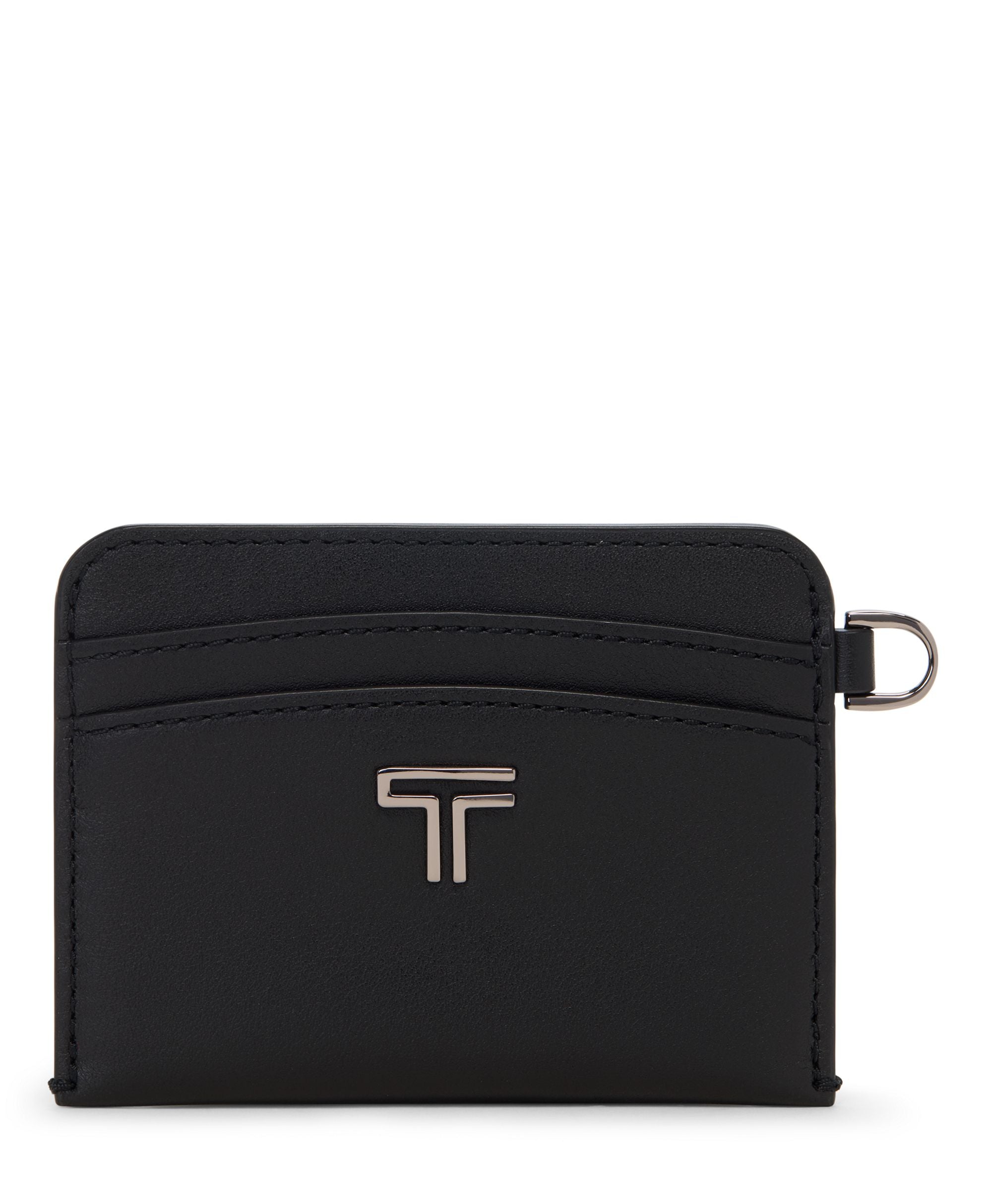 Tumi Wallets Black/Gunmetal Tumi Belden Card Case