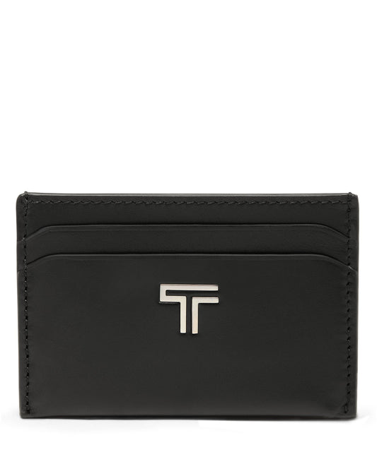 Tumi Wallets Black Noir Tumi Turin Slim Card Case