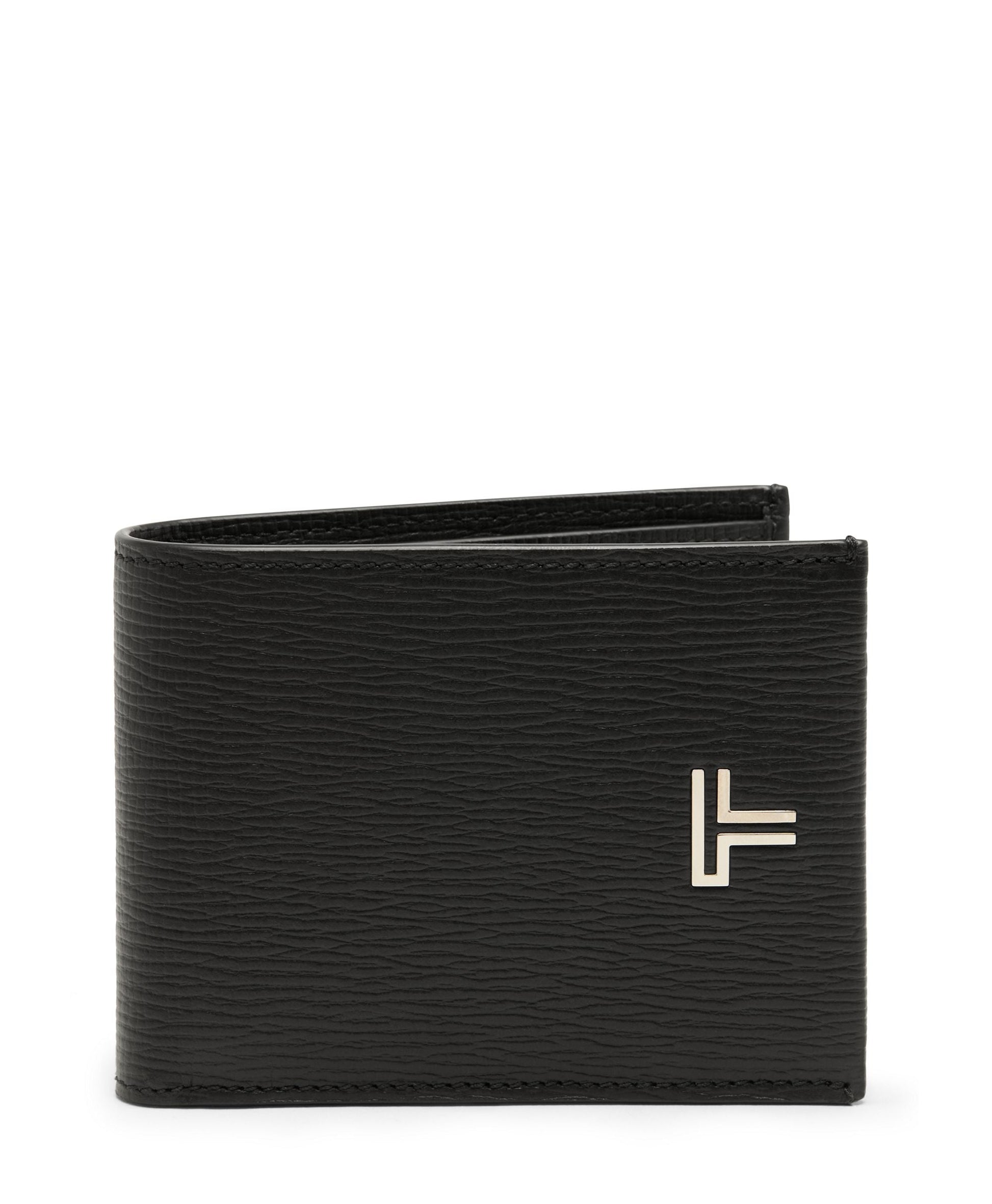Tumi Wallets Black Pebbled Tumi Turin Double Billfold