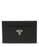 Tumi Wallets Black Pebbled Tumi Turin Slim Card Case
