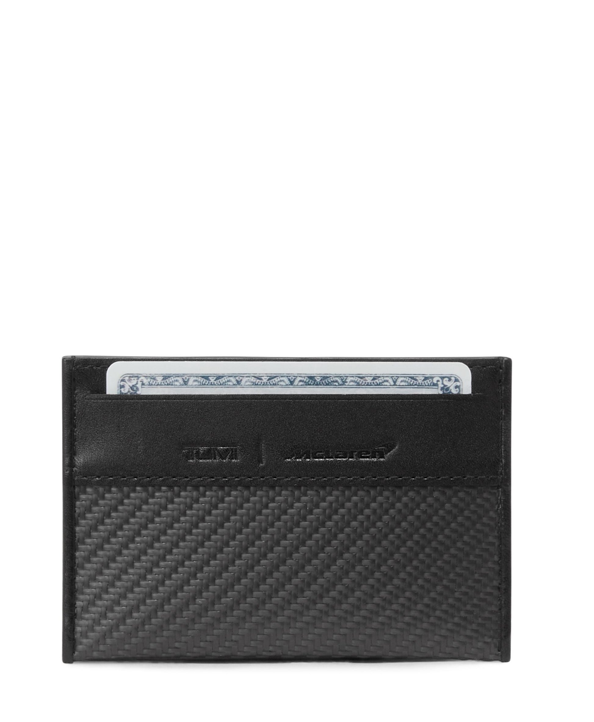 Tumi Wallets Carbon/Papaya TUMI I McLaren Slim Card Case