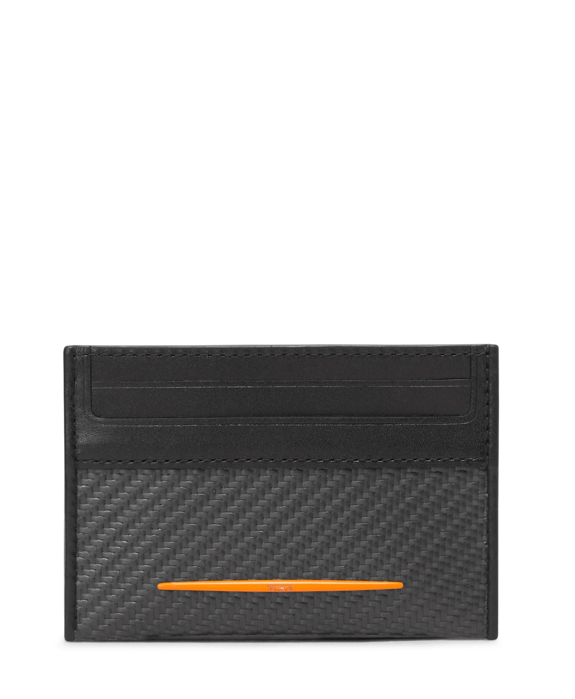 Tumi Wallets Carbon/Papaya TUMI I McLaren Slim Card Case