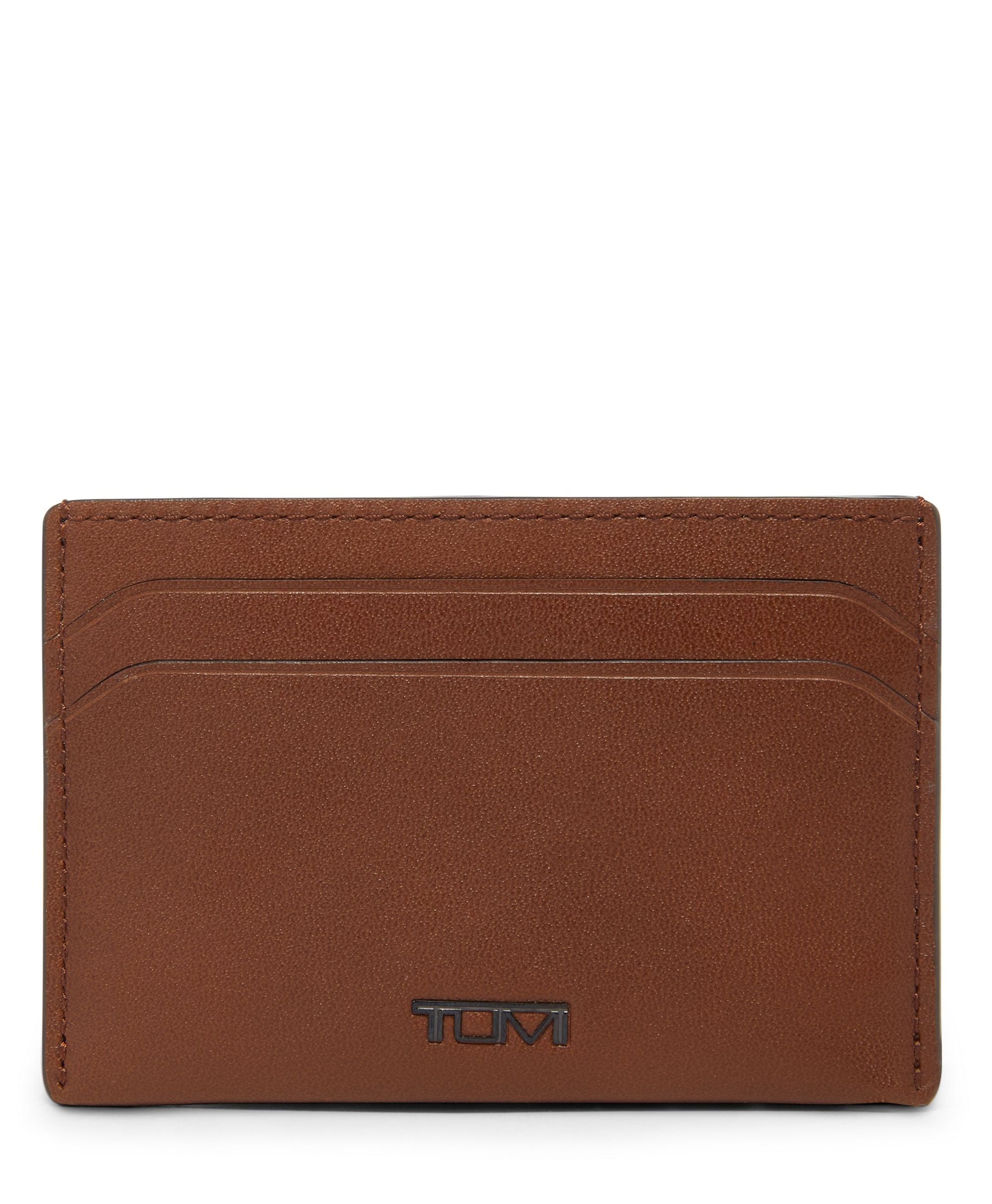 Tumi Wallets Cognac Tumi Nassau Slim Card Case