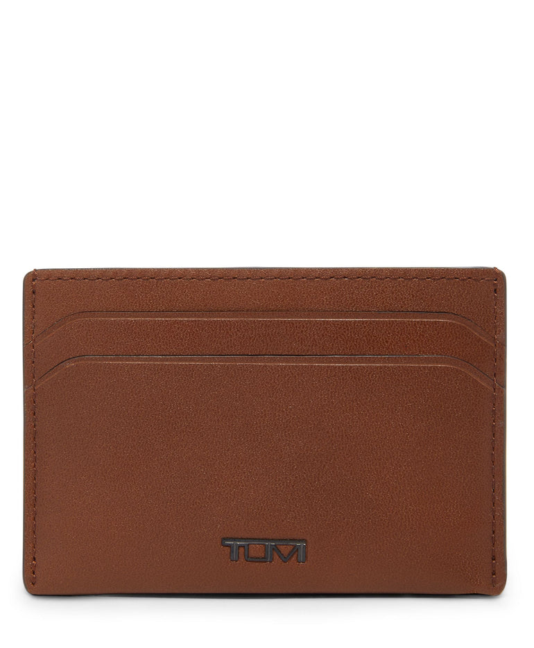 Tumi Wallets Cognac Tumi Nassau Slim Card Case