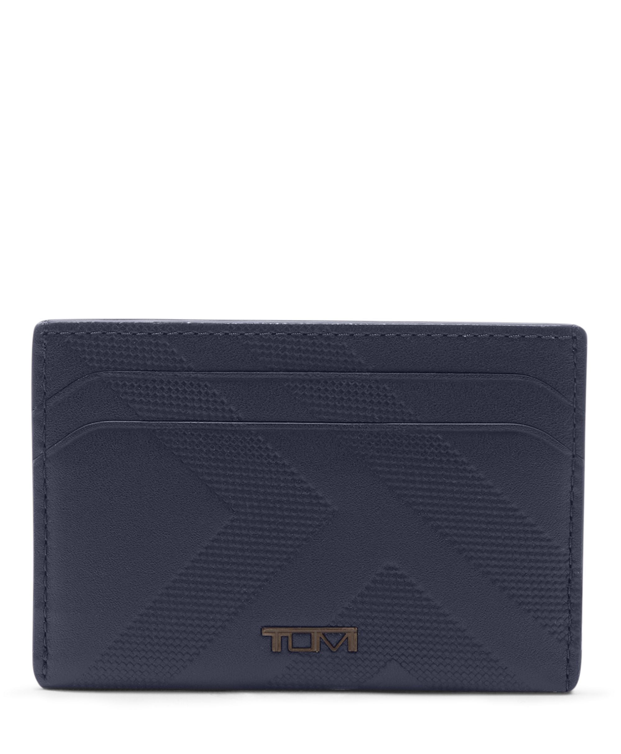 Tumi Wallets Navy T Tumi Nassau Slim Card Case - Navy T