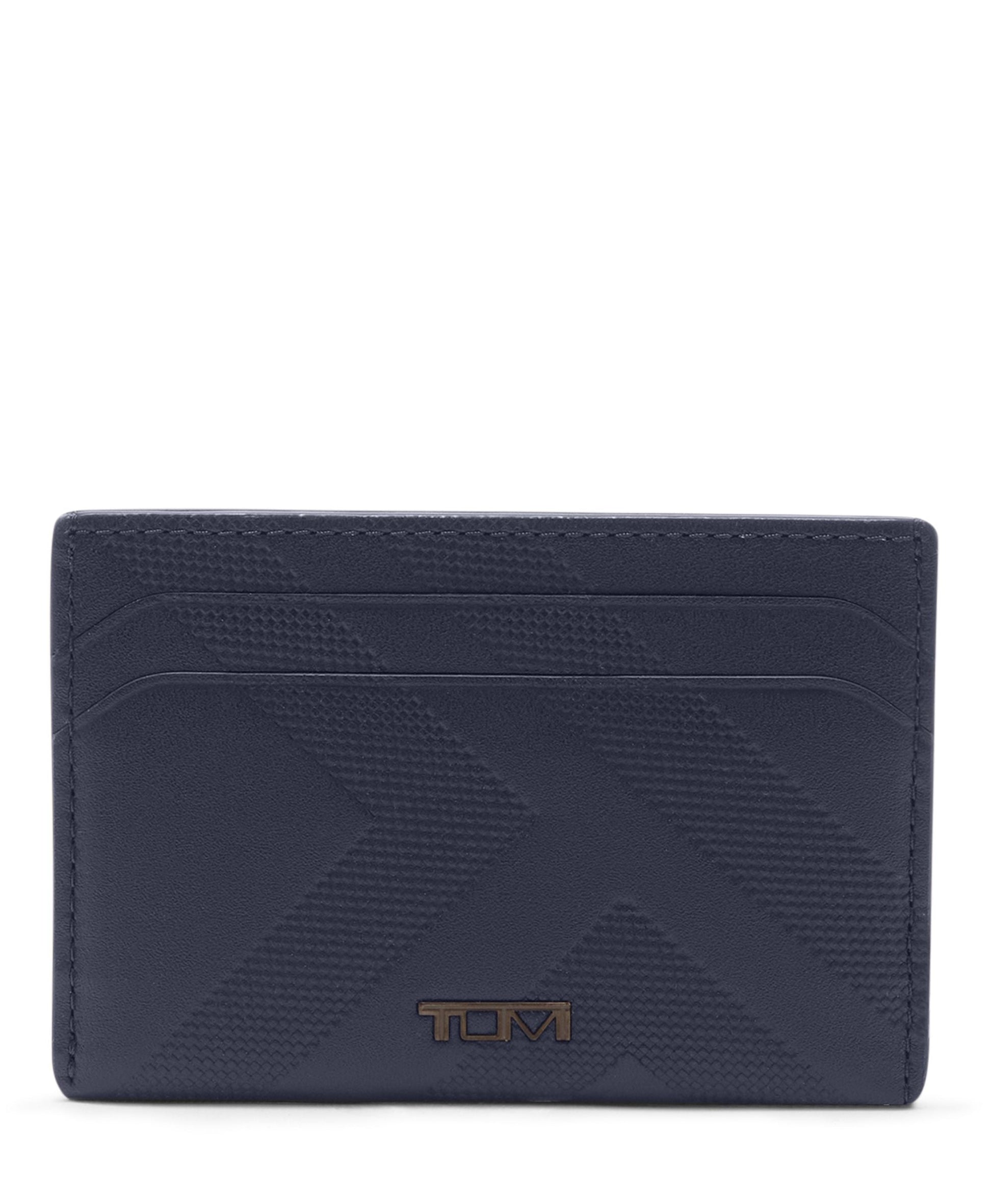 Tumi Wallets Navy T Tumi Nassau Slim Card Case - Navy T