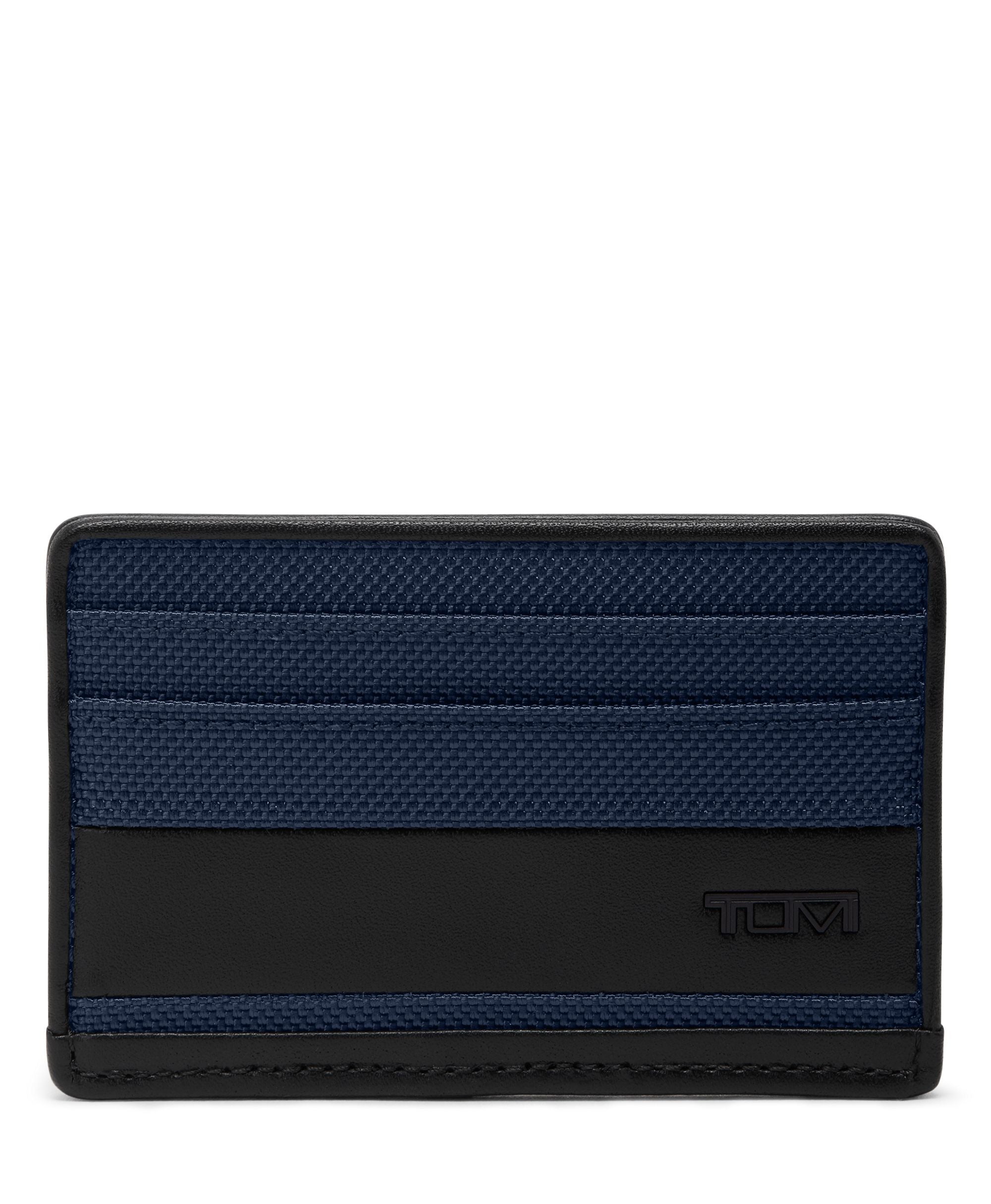 Tumi Wallets Navy Tumi Alpha Slim Card Case