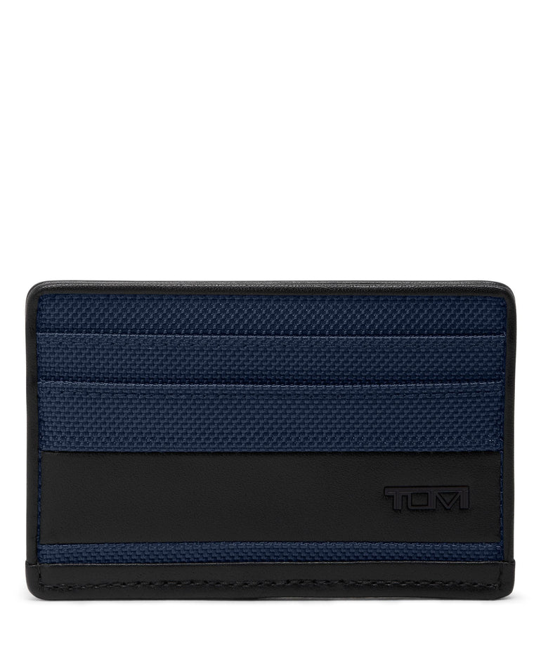 Tumi Wallets Navy Tumi Alpha Slim Card Case