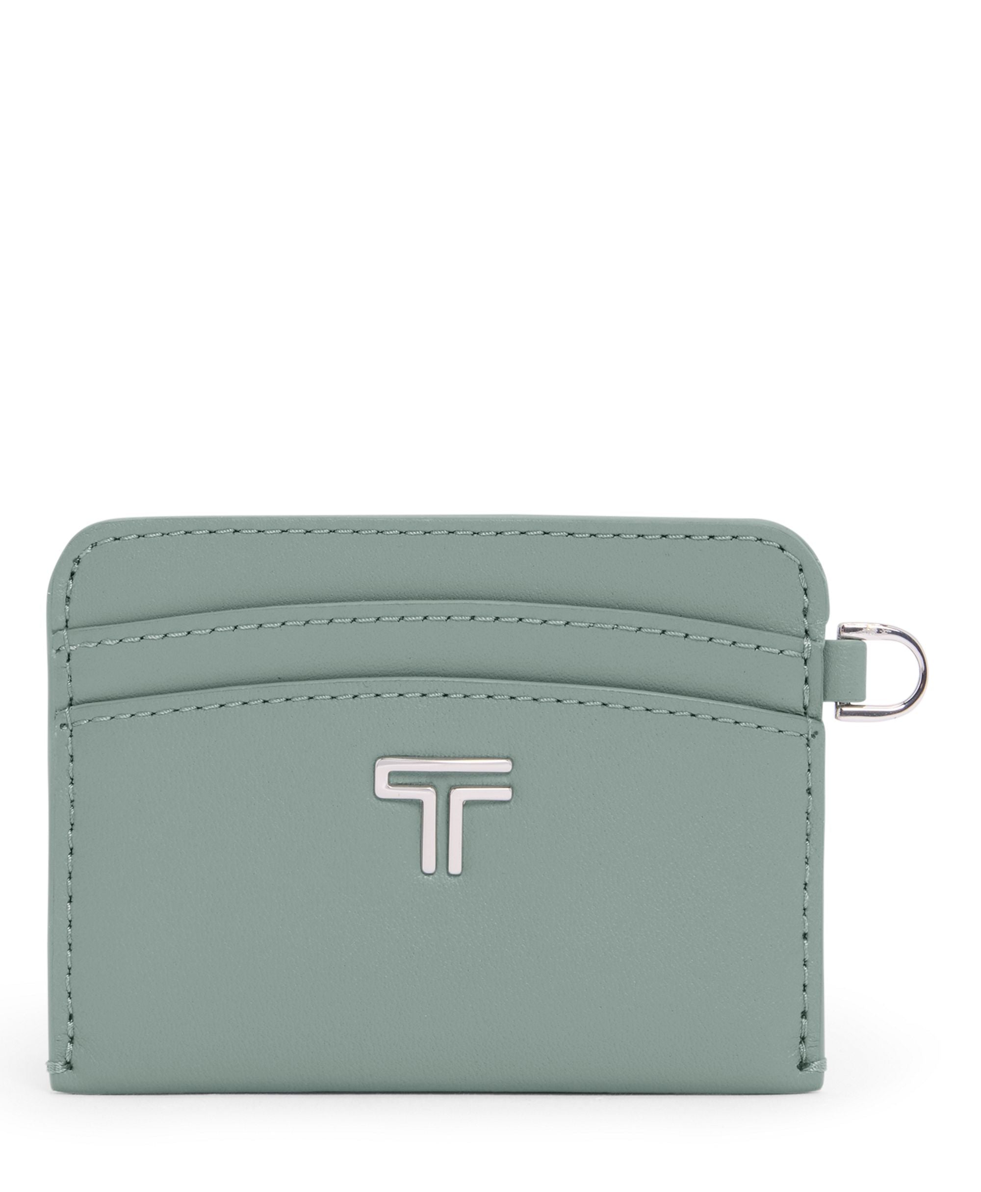 Tumi Wallets Thyme Tumi Belden Card Case - Thyme