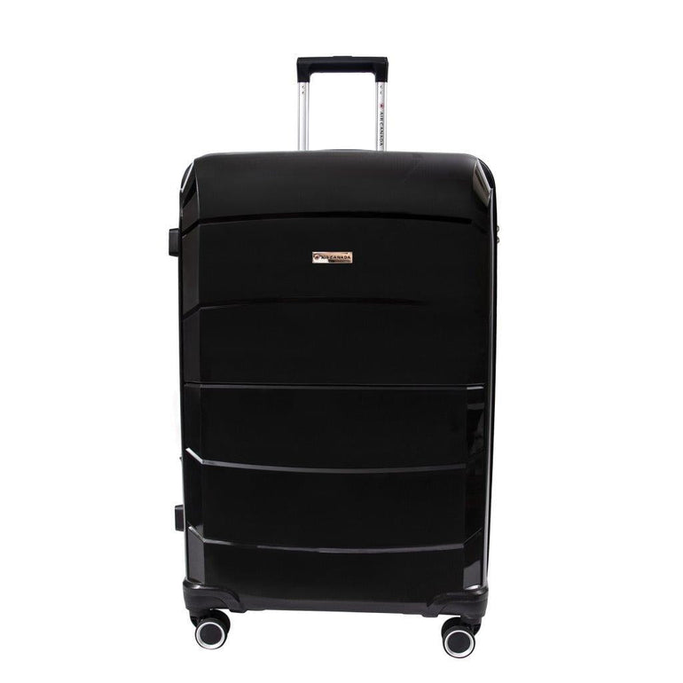 Air Canada Luggage Black Air Canada Optimum Hardside Expandable Large Luggage